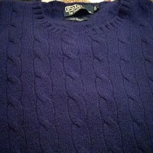 Ralph Lauren Cable Knit Cashmere Sweater